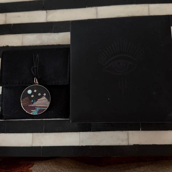 Jacquie Aiche Custom Arizona Inlay Pendant - Picture 6 of 6